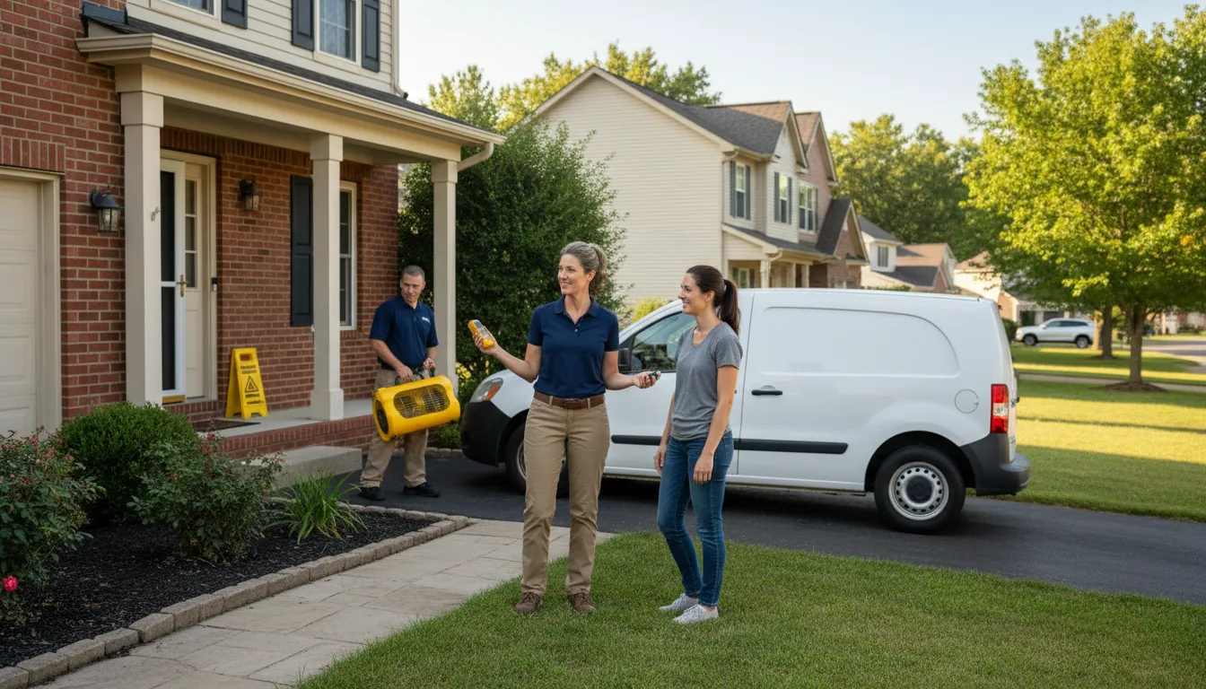 Water restoration image for Home Water Damage Repair in Cambria, WI